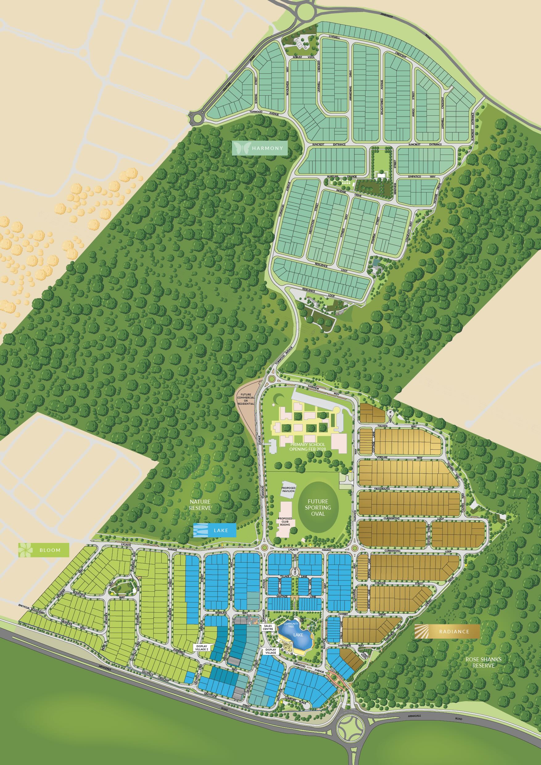 Lake Treeby Masterplan Full Land For Sale