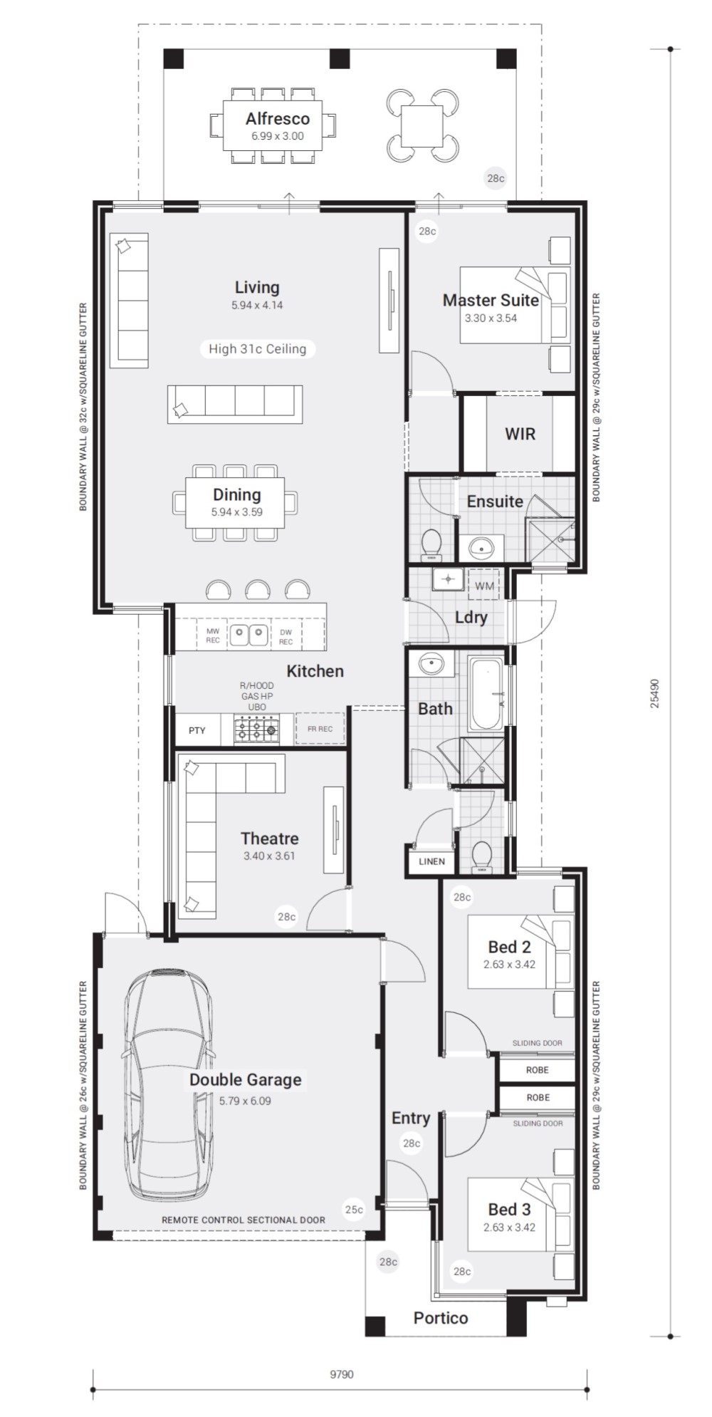 redink homes lake treeby estate house and land package Kingston - 10m Choice floorplan