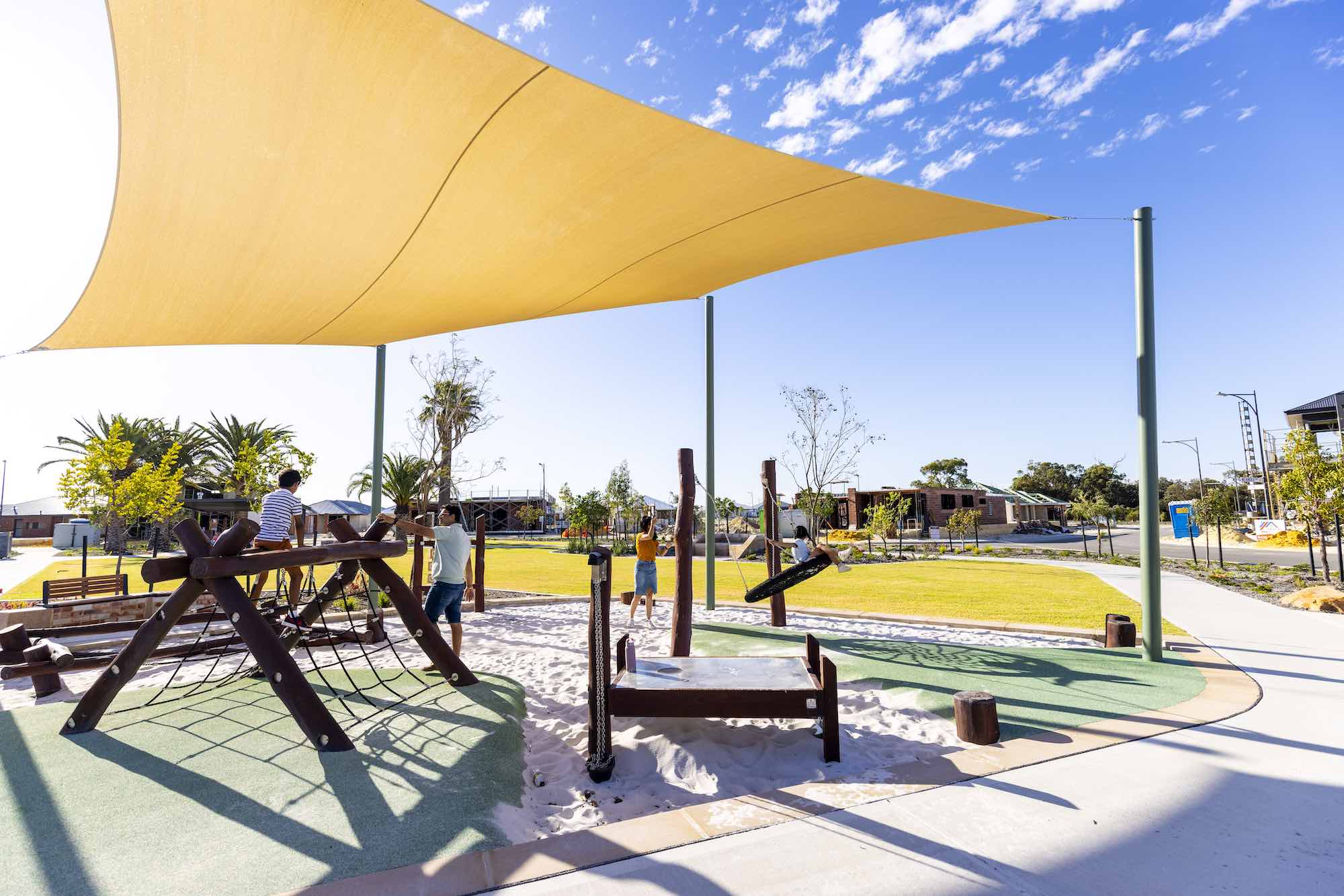 lake treeby land for sale neighbourhood park playground indian family swing climbing original 