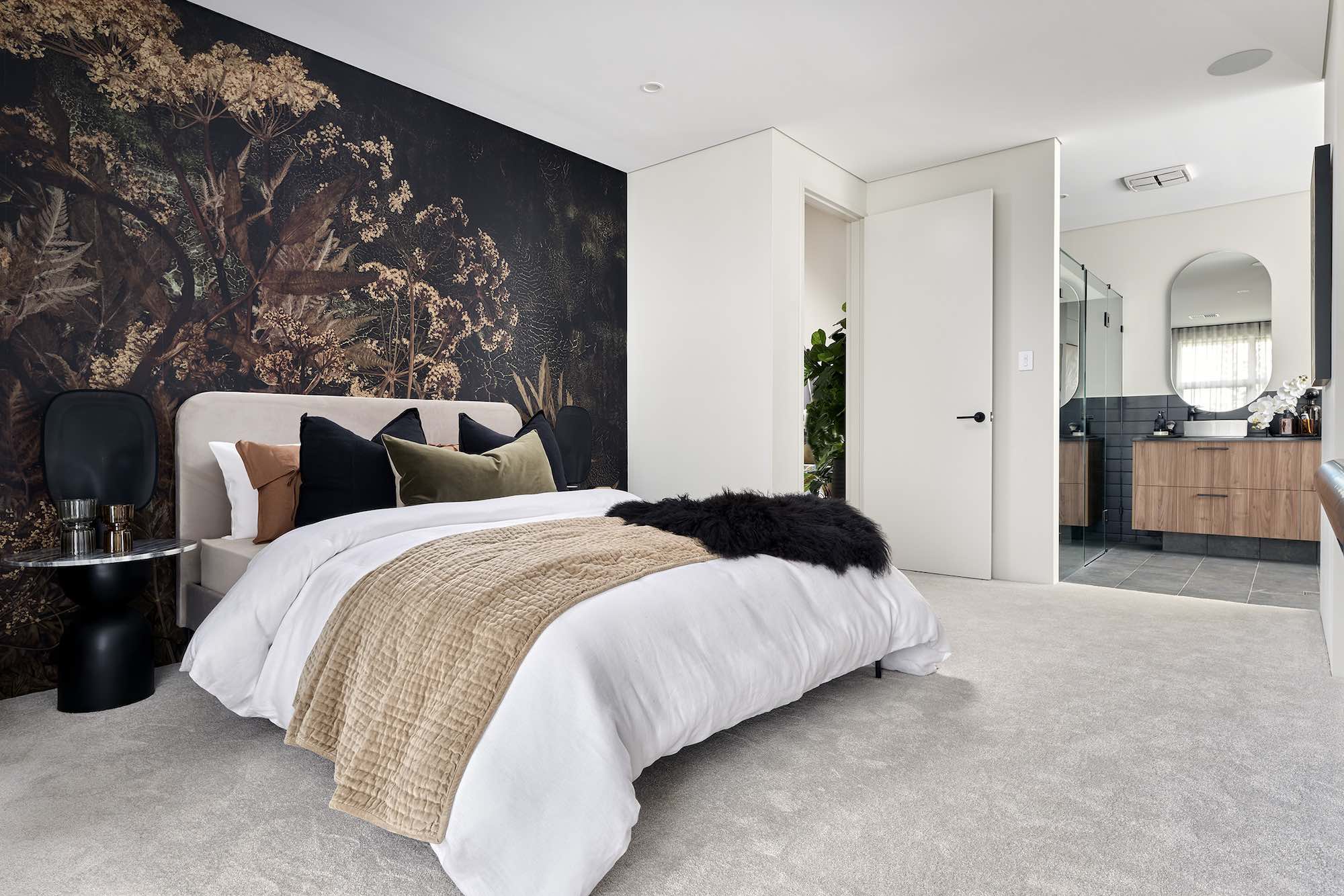 DAH Dale Alcock Display Home The Barden Energy Efficient Design Lake Treeby Display Village bedroom