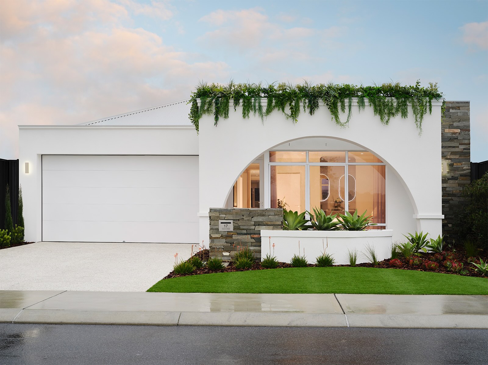 lake treeby display village affordable living display home the villa elevation