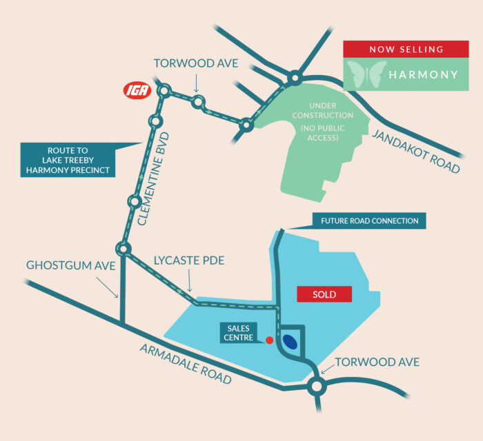 Harmony_Land_Release_Lake_Treeby_Directions_Map.