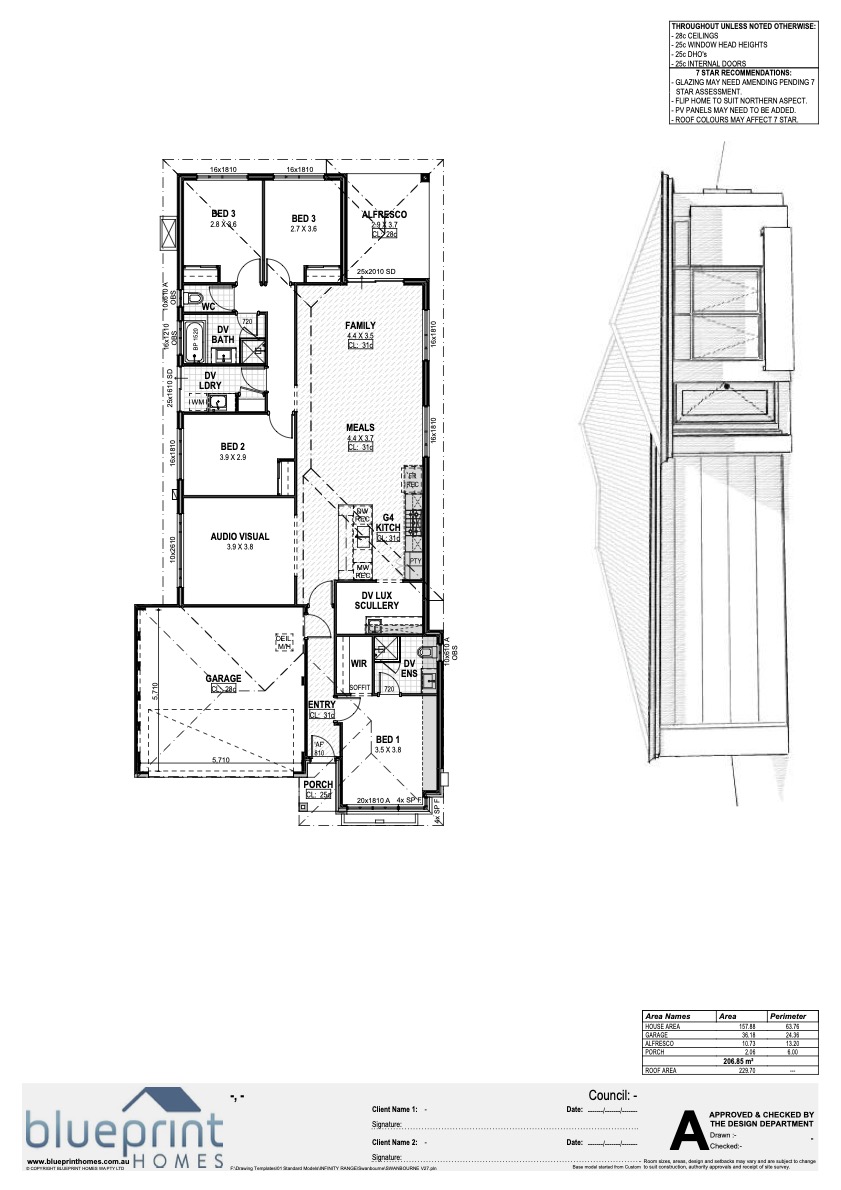 Lake Treeby house and land package perth blueprint homes floor plan swanbourne