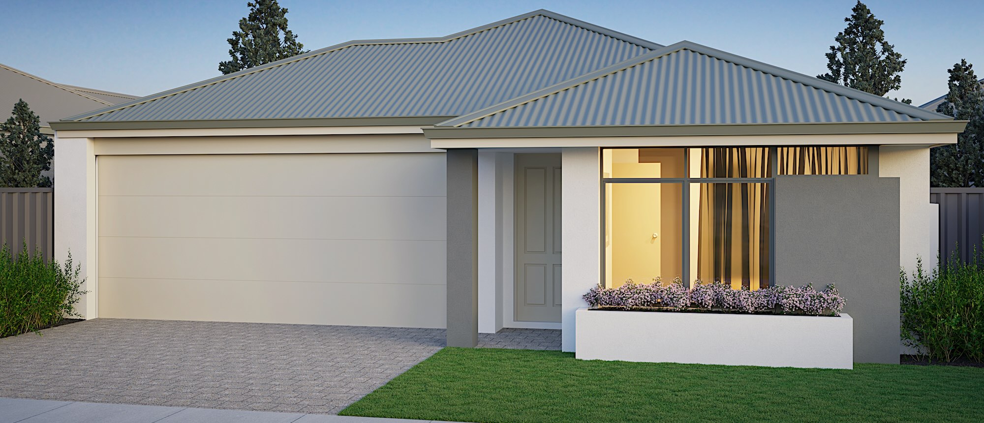 Lake treeby house and land packages blueprint homes swanbourne beach elevation