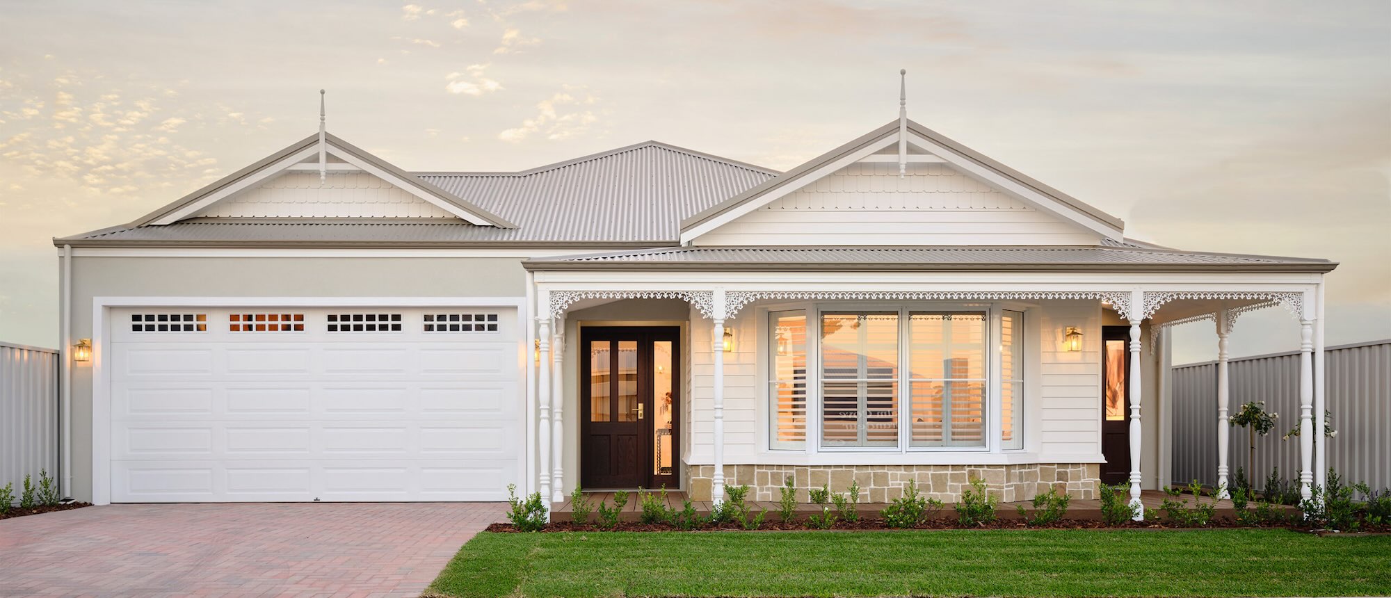 lake treeby house and land package plunkett homes woodbridge elevation