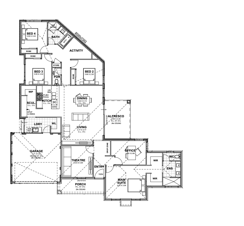 Lake Treeby house and land packages emily rose homes Lot 857 Custom floor plan